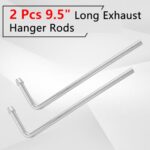 9.5" Welded Steel Exhaust Hanger Rods 90 Degree Bent 2 Pack - Image 6