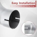 LCGP 4 Inch 90 Degree Exhaust Elbow Pipe Aluminized Steel Tube - Image 4