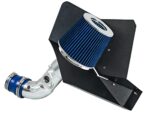 RTUNES RACING - BLUE - COLD AIR INTAKE w/HEAT SHIELD KIT Compatible For 09-17 TOYOTA COROLLA / 16-17 SCION IM
