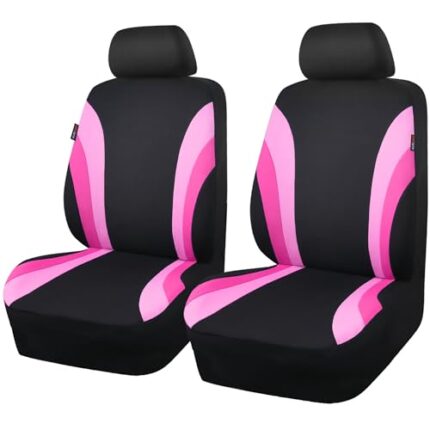 car seat covers pink and black