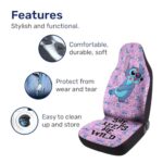 Alien Couple Car Seat Covers Set Universal Fit Truck SUV Gift - Image 5