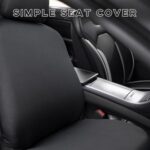 Universal Black Car Seat Covers - Elastic Full Protection, Easy Clean Fabric - Image 6