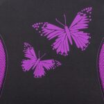 Stylish Purple Butterfly Car Seat Covers for Women | Universal Fit Full Set - Image 5