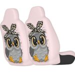 Cute Owl Car Seat Covers 2PC Universal Fit SUV Truck Sedan - Image 7