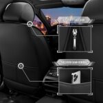 GMC Yukon Seat Covers 2000-2024 Nappa Leather Black 2pc Set - Image 5