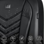 Ultimate 3D Foam Car Seat Covers: Waterproof Leather, Full Set, Universal Fit, Black - Image 7