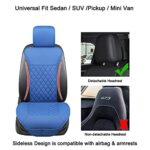 Premium Blue Diamond Car Seat Covers - Universal Fit Luxury Protective Cushion - Image 5