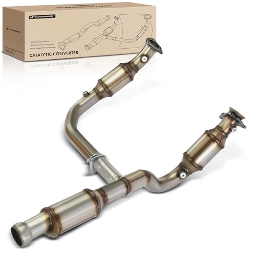 A-Premium Catalytic Converter Kit Direct-Fit Compatible with Chevy & GMC A-Premium Catalytic Converter Kit Direct-Fit Compatible with Chevy & GMC - Avalanche, Silverado 1500, Suburban, Tahoe, Sierra 1500, Yukon, Yukon XL 1500-09-14-4.3L 4.8L 5.3L 6.0L - EPA Compliant