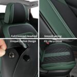 Premium Leather Car Seat Covers: 5-Seat Universal Fit SUV Truck Protection - Image 4