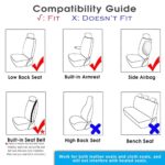 Premium Merino Lambskin Car Seat Cover - Ultra Soft Universal Fit, Ivory Sheepskin - Image 5