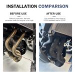 Bawkars 196" Exhaust Heat Wrap Tape Black Fiberglass Shield Kit - Image 6