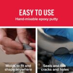 J-B Weld HighHeat 500° Epoxy Putty Stick 2oz Grey Repair - Image 5