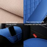 Premium Blue Diamond Car Seat Covers - Universal Fit Luxury Protective Cushion - Image 4