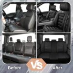 YWZQ Waterproof Car Seat Covers for Ford F-150 F-250 F-350 2008-2025 - Image 3