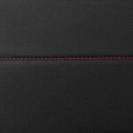 Premium Leather Car Seat Cover: Waterproof Universal Fit Black Red Rear Bench - Image 9
