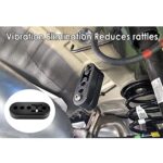 Universal 4pcs Exhaust Hanger Kit 12mm EPDM Shock Absorber Muffler Bracket - Image 3