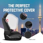 GMC Yukon Seat Covers 2000-2024 Nappa Leather Black 2pc Set - Image 3