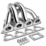 High-Flow Stainless Steel Turbo Exhaust Manifold for Performance Engines - Image 2