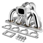 DNA Motoring TM-D-S-T25 Stainless Steel Turbo Manifold