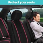 Premium Burgundy Universal Car Seat Covers - Full Set for SUV, Sedan, Van Comfort - Image 4