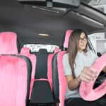 Soft Pink Faux Fur Car Seat Covers | Universal Fit SUV Sedan Van Comfort - Image 3