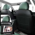 Premium Leather Car Seat Covers: 5-Seat Universal Fit SUV Truck Protection - Image 3