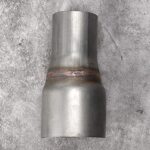 2.5" to 1.75" Exhaust Adapter Reducer Pipe Connector with Clamp - Image 3