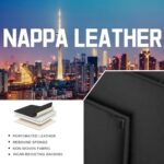 GMC Yukon Seat Covers 2000-2024 Nappa Leather Black 2pc Set - Image 4