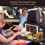 Premium Car Backseat Organizer with Tablet Holder, Kick Mats, Storage Pockets, Tray - Image 6