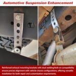 Swivel Exhaust Hangers 2-Pack Universal Rotating Muffler Brackets - Image 2