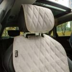 Breathable Sideless Car Seat Covers - Universal Fit, Non-Slip, Beige, 2 Pack - Image 3
