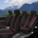 Premium Burgundy Universal Car Seat Covers - Full Set for SUV, Sedan, Van Comfort - Image 2
