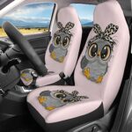 Cute Owl Car Seat Covers 2PC Universal Fit SUV Truck Sedan - Image 3