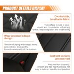Premium Leather-Like Car Seat Cover: Waterproof, Non-Slip Universal Fit with Storage Pocket - Image 3