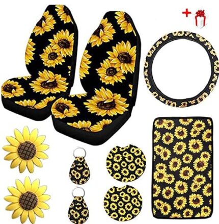 car seat covers sunflower