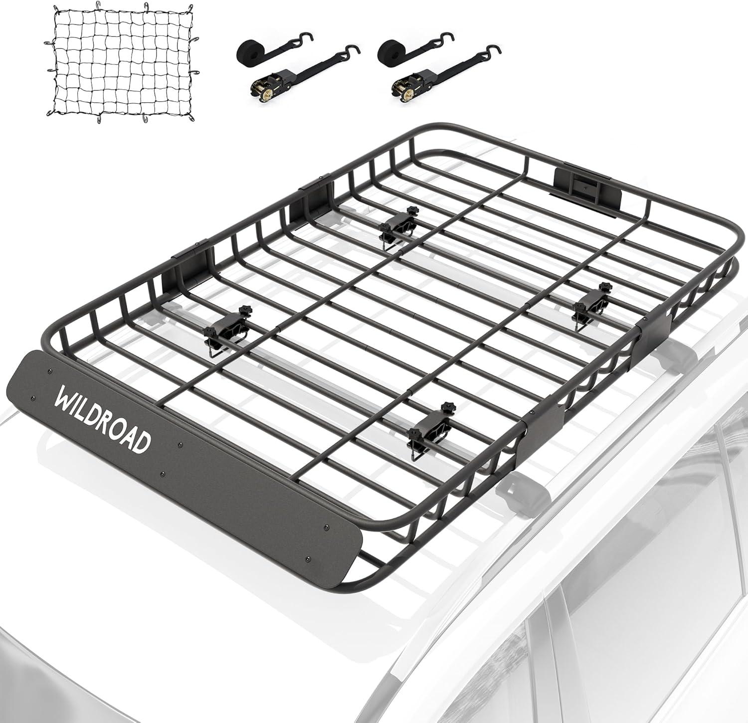 We Test Drive the WILDROAD Car Roof Cargo Basket: Road-Trip Ready!