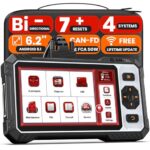 ANCEL FX6000 Bidirectional OBD2 Scanner, Engine ABS SRS Transmission Diagnostic Tool, 7+ Resets incl. ABS Bleeding EPB Oil SAS BMS, FCA AutoAuth & CAN FD, Auto Vin & Auto Scan, Free Update