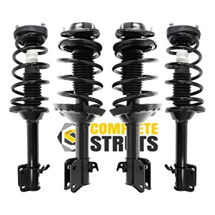 COMPLETESTRUTS - Front & Rear Complete Strut Assemblies with Coil Springs Replacement for 2006-2008 Subaru Forester - Set of 4