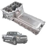 DC3Z-6675-C Aluminum Upper Engine Oil Pan Replacement for 2011-2019 Ford F250 - F550 Super Duty, 2018-2019 F650 Super Duty 6.7L V8 Engine Part#. DC3Z6675C DC3Z-6675-A DC3Z-6675-B GELUOXI
