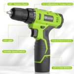 FADAKWALT 12V Cordless Drill Set with Battery Charger & LED Light - Image 2