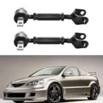 Generic UnionHub Pair Left & Right Adjustable Rear Alignment Camber Control Arm Suspension Kit Compatible With Honda Civic 2001-2005 & Acura RSX EL 2001-2005