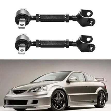 Generic UnionHub Pair Left & Right Adjustable Rear Alignment Camber Control Arm Suspension Kit Compatible With Honda Civic 2001-2005 & Acura RSX EL 2001-2005