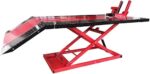 KATOOL 1500lbs Motorcycle Lift Side Extension Motorcycle Jack Table Pedal Hydraulic Pump Lift Table KT-Moto150