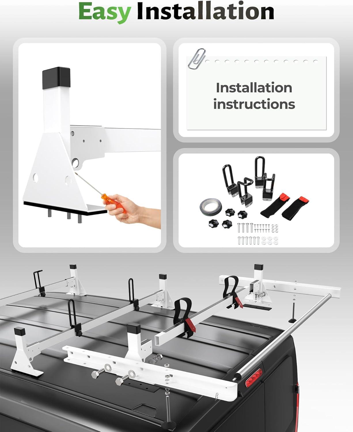 We Review the StarONE Van Ladder Rack: Commercial-Grade hauling Power