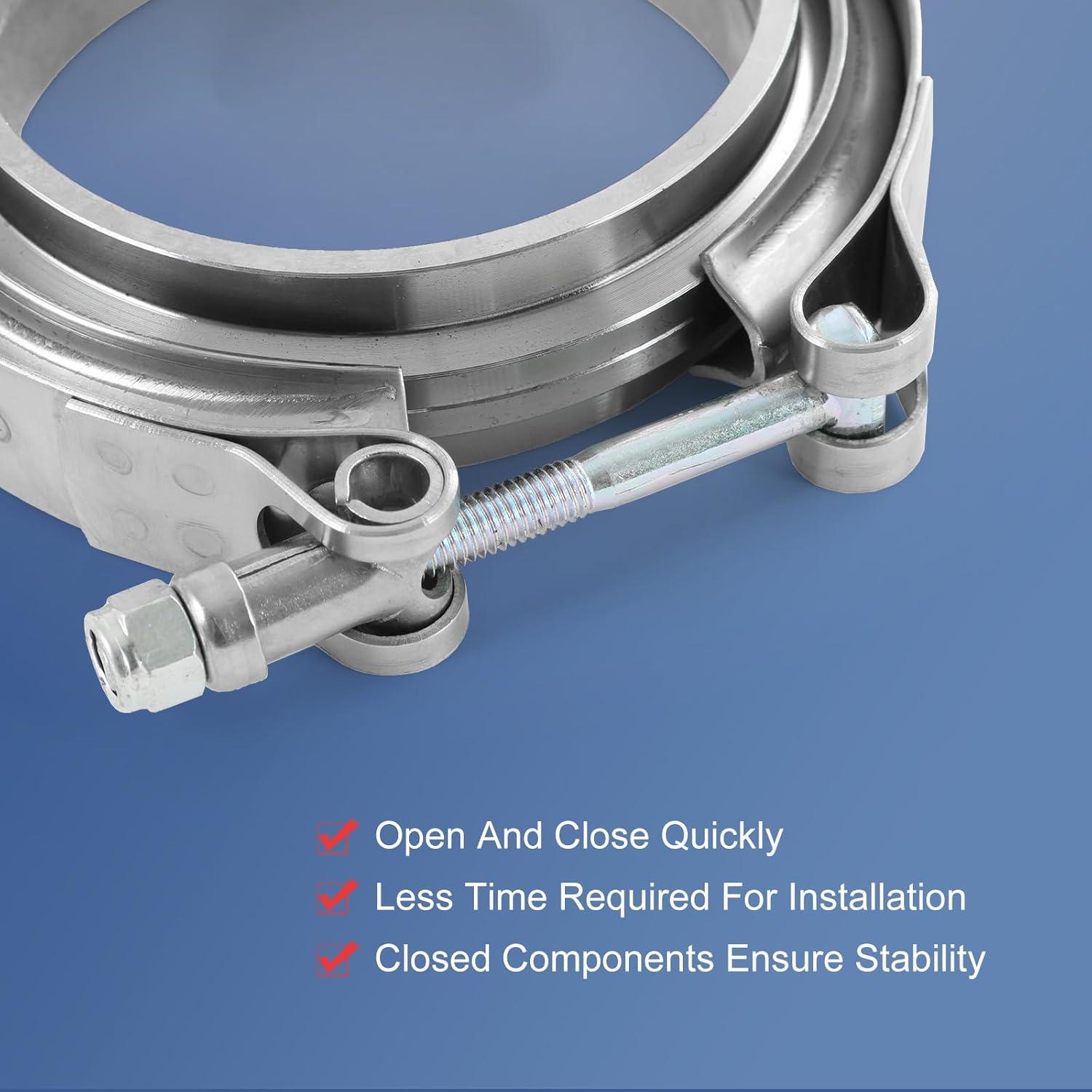 turbo-Ready V-Band Clamps:‍ Exhaust Power Unleashed!
