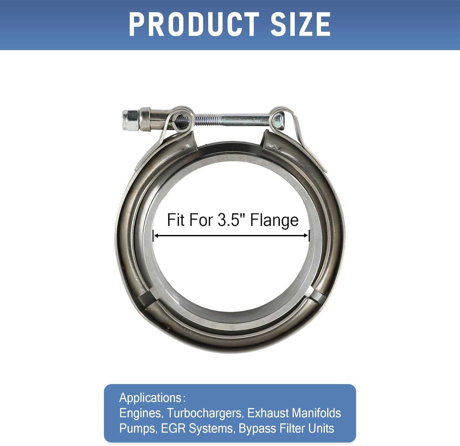Turbo-Ready V-Band Clamps:​ Exhaust ‍Power⁣ Unleashed!