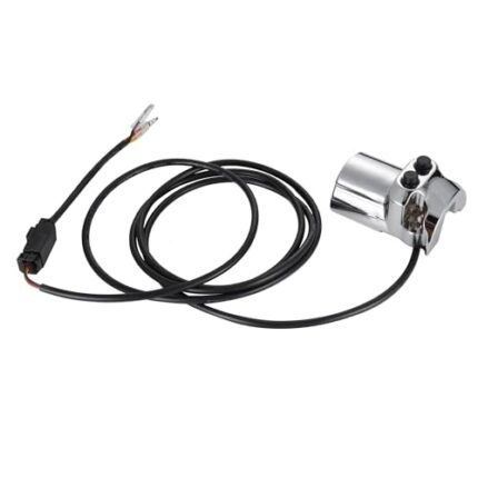 MoKitDora 1" Handlebar Switch Air Ride Suspension Control Kit for Harley 2015-2024 Touring Road Glide Ultra Special FLTRXS Custom FLTRX FLTRU Limited FLTRK FLTRXST FLTRUSE with AERO Systems, Chrome