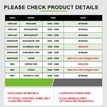 SCITOO 13pc Suspension Kit Control Arms Ball Joints Tie Rods GM Trucks - Image 2