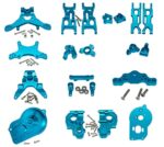 Losi Mini-T 2.0 Steering Knuckle Suspension Arms Blue Upgrade Kit - Image 2