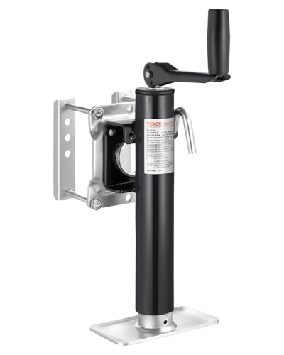 VEVOR Heavy Duty Trailer Jack, 2000 lbs Load Capacity, 10" Swivel Lift for RV, Horse, Utility & Yacht Trailers